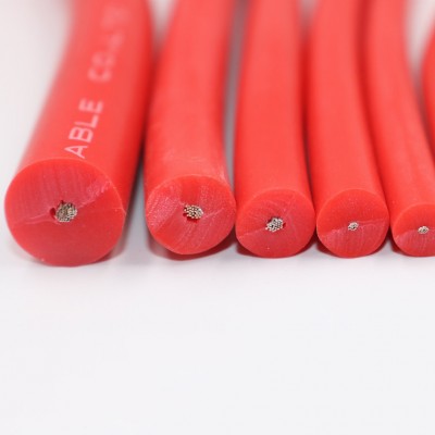 High Flexible High Temperature Silicone Cable 10AWG Silicon Wire 600V Copper Electronic Cable