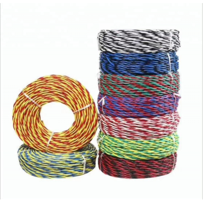 RVS Red yellow or green yellow multi color choices twisted pair cable 1.5mm RVS Cable