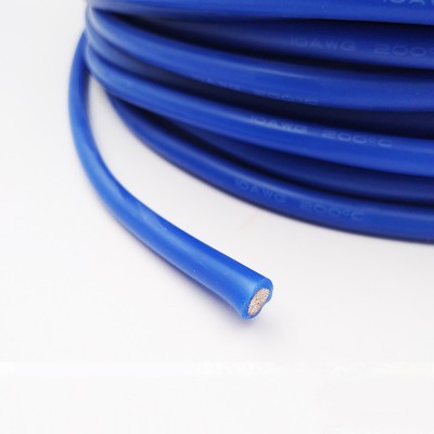 Super Soft Stranded High Flexible Wire gauge 6 8 10 12 14 16 18 20 22 24 AWG Silicone Cable