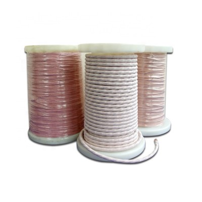 Silk Covered Stranded Enameled Copper Litz Wire Magnet Wire 0.05mm 0.08mm 0.1mm 0.2mm  Litz Wire